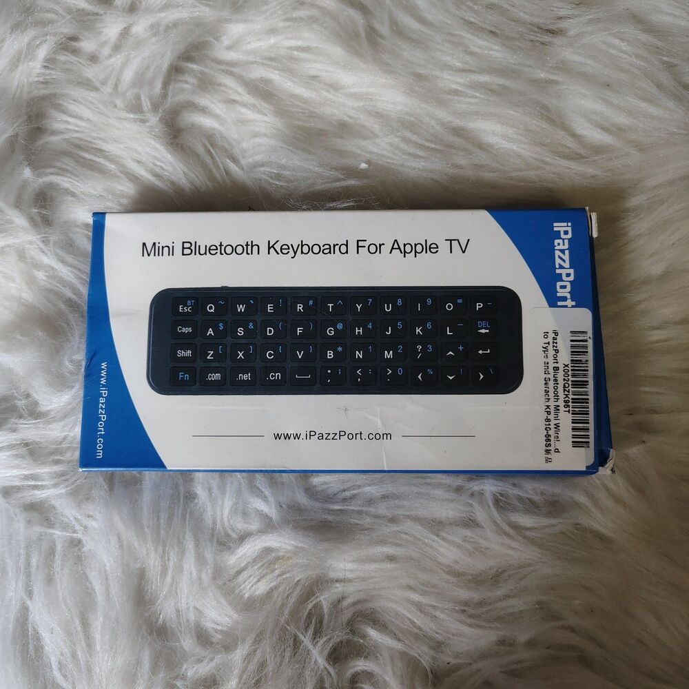 iPazzPort Mini Bluetooth Wireless Keyboard Remote For Android TV Apple TV/Rt1